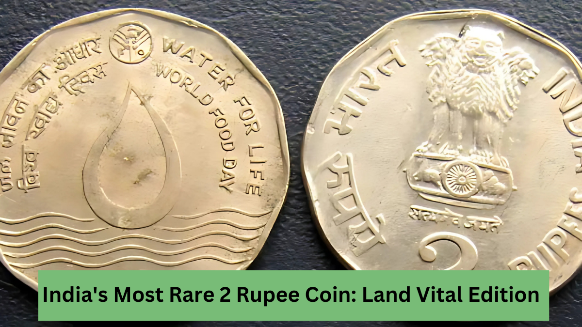 India's Most Rare 2 Rupee Coin: Land Vital Edition