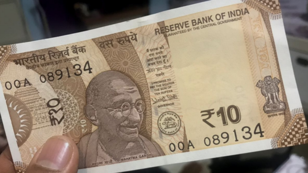 Here's what the new Rs 10 note looks like: